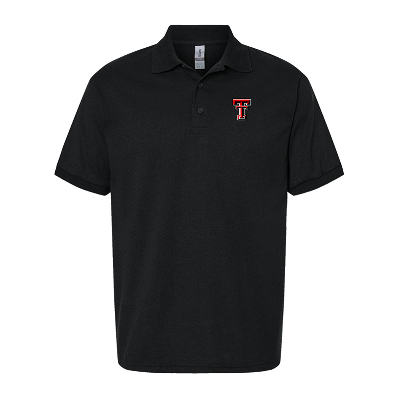 Men's Texas Tech Red Raiders  Gildan Dry Blend Jersey Polo