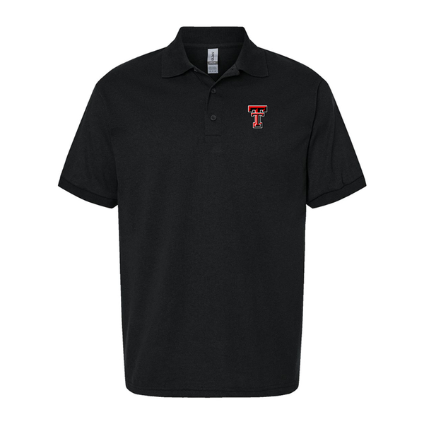 Men's Texas Tech Red Raiders  Gildan Dry Blend Jersey Polo