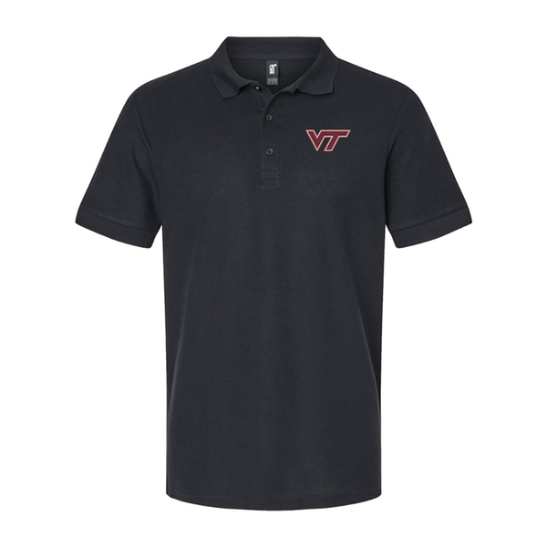 Men's Virginia Tech Hokies Gildan Hammer Pique Polo