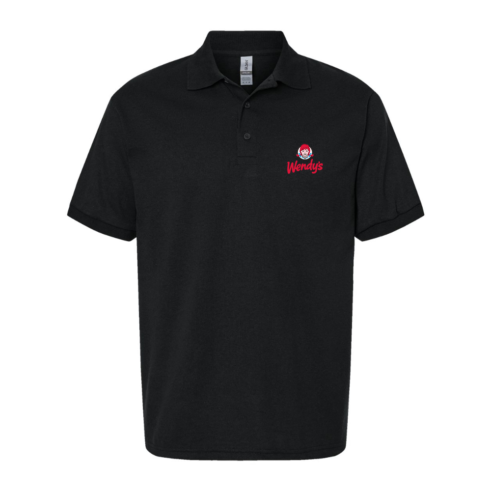 Men's Wendy_s Dry Blend Jersey Polo - Black