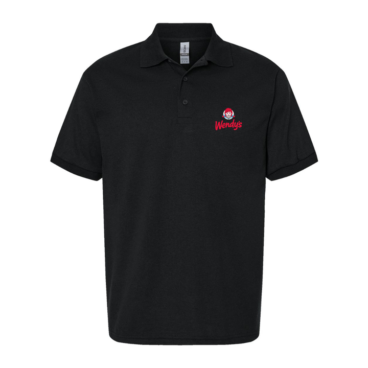 Men's Wendy_s Dry Blend Jersey Polo - Black