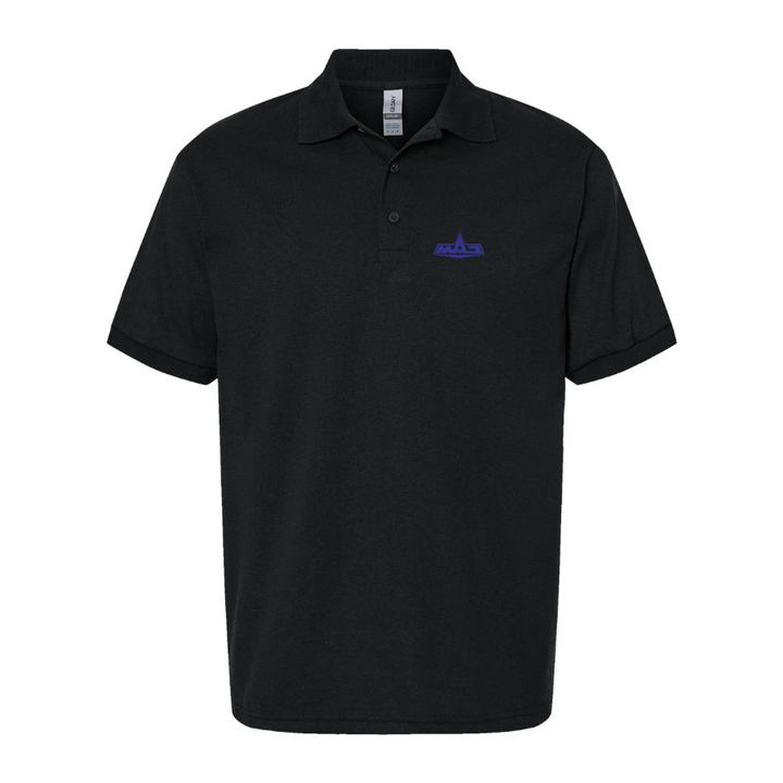 Men's MAZ Logo Dry Blend Polo - Black