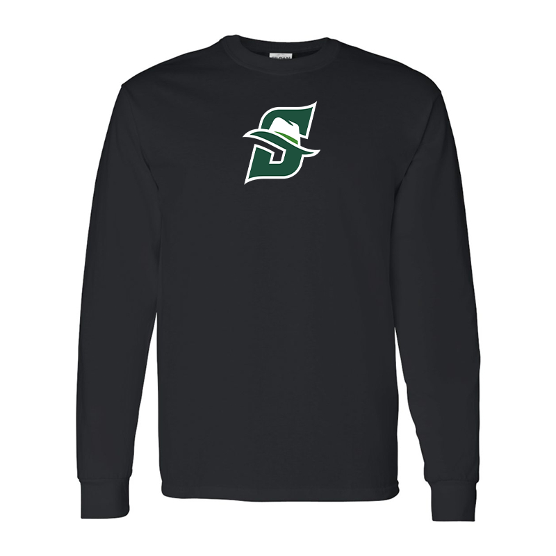 Men's Stetson Hatters Gildan Heavy Cotton Long Sleeve T-Shirt