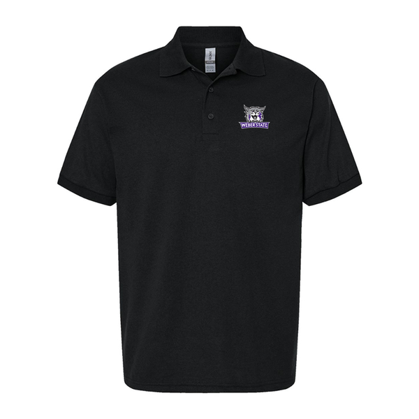 Men's Weber State Wildcats Gildan Dry Blend Jersey Polo