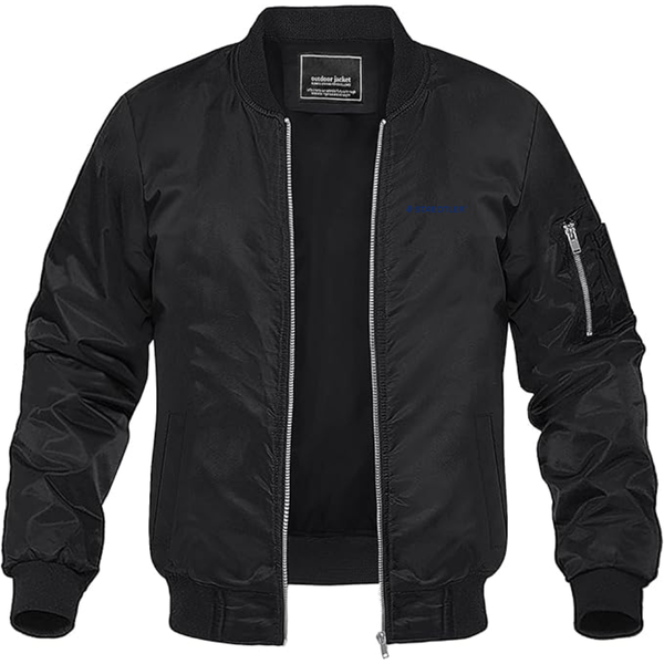 Men's Staedtler Logo Lightweight Bomber Jacket Windbreaker Softshell Varsity Jacket Coat