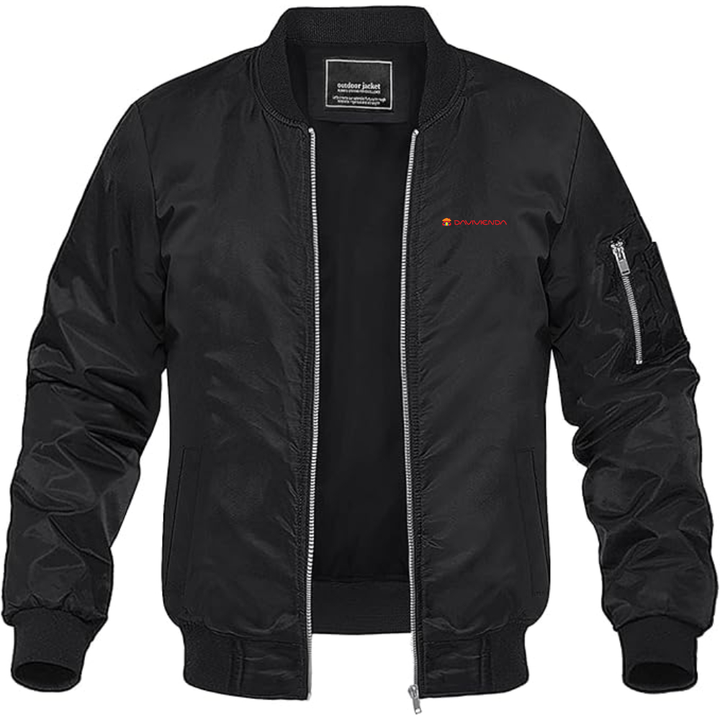 Men's Davivienda Logo Lightweight Bomber Jacket