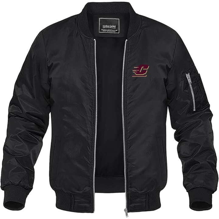 Men's Central Michigan Chippewas Lightweight Bomber Jacket