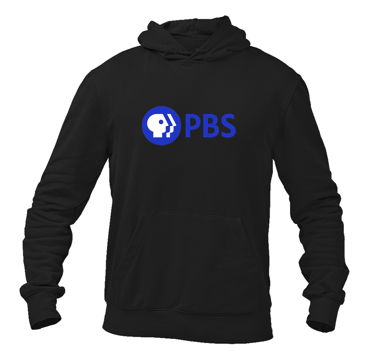 Men's PBS Blue  Pullover Hoodie