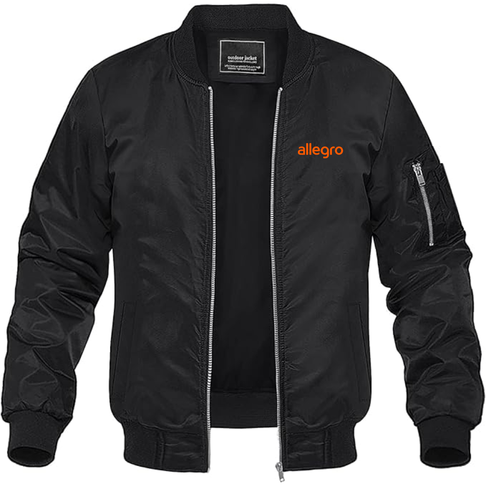 Men's Allegro Logo Lightweight Bomber Jacket