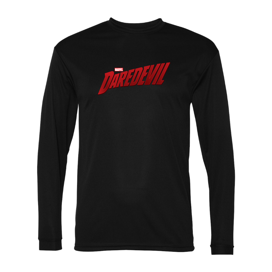 Men’s Daredevil Marvel- Polyester Long Sleeve T-Shirt