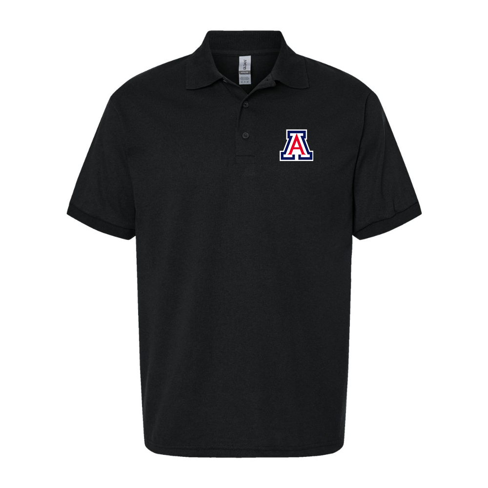 Men's Arizona Wildcats Dry Blend Jersey Polo - Black