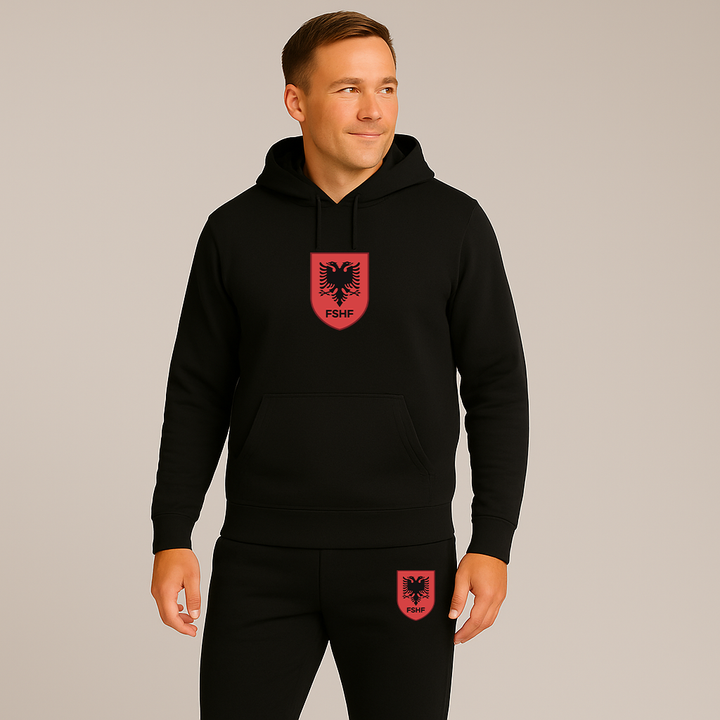 Men's Albania National Soccer Team Hoodie Joggers Set
