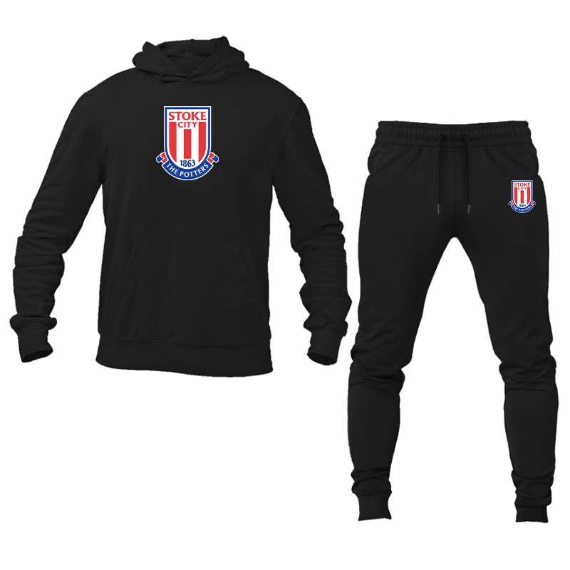 Men's Stoke City Soccer  Hoodie Joggers Set