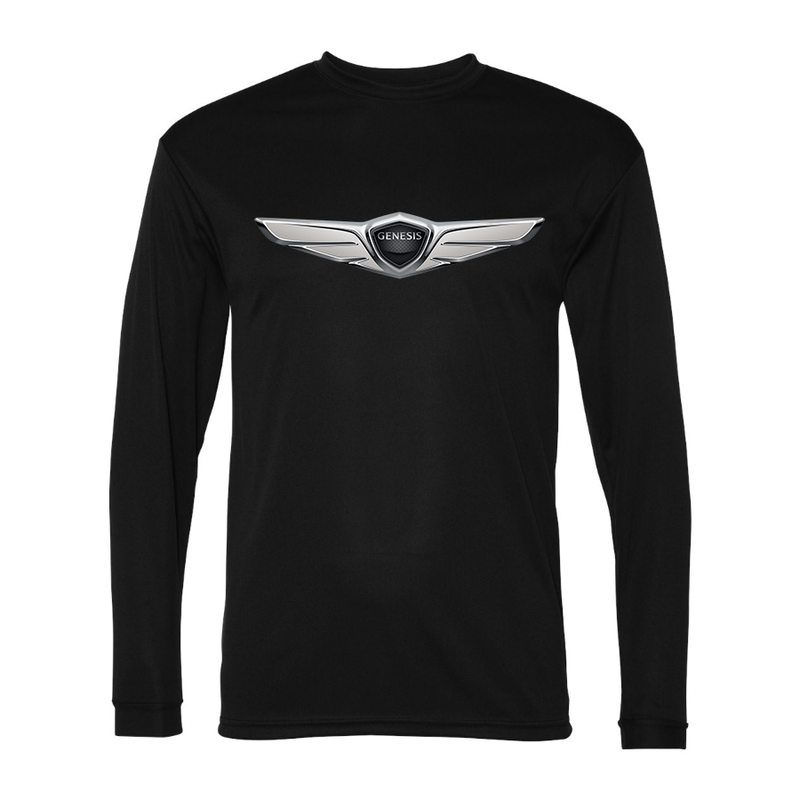 Men's  Genesis Car Polyester Long Sleeve T-Shirt