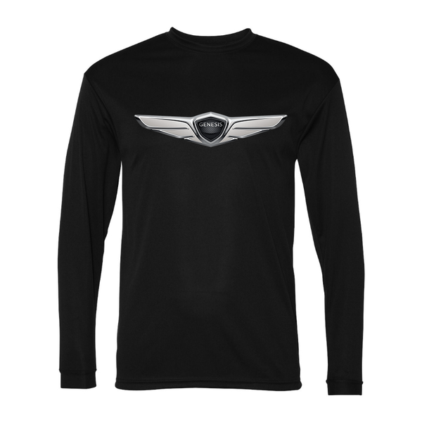 Men's  Genesis Car Polyester Long Sleeve T-Shirt