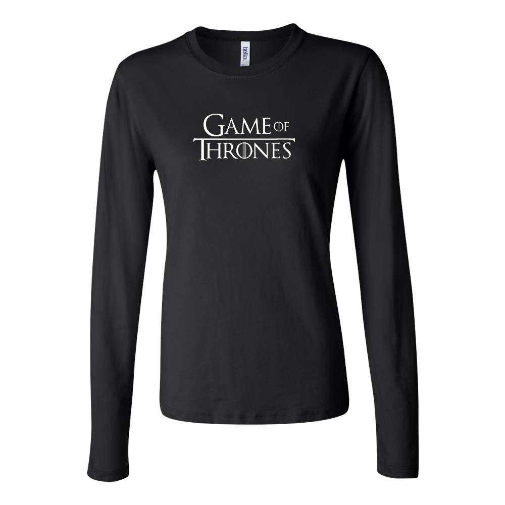 Women's Game of Thrones TV Show Long Sleeve T-Shirt