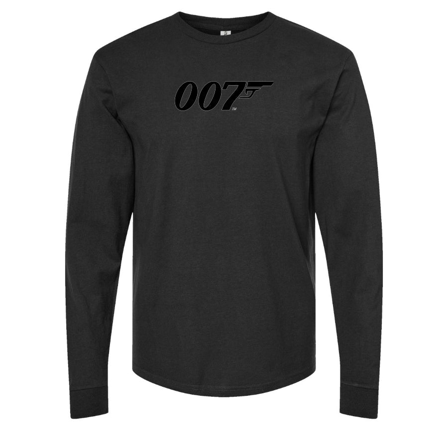 Youth Kids 007 James Bond Movie Long Sleeve T-Shirt