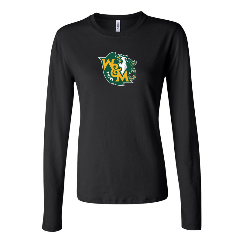 BELLA CANVAS Women’s William and Mary Tribe Jersey Long Sleeve Tee