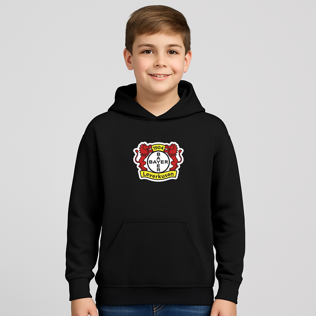 Youth Kids Bayer Leverkusen FC Pullover Hoodie