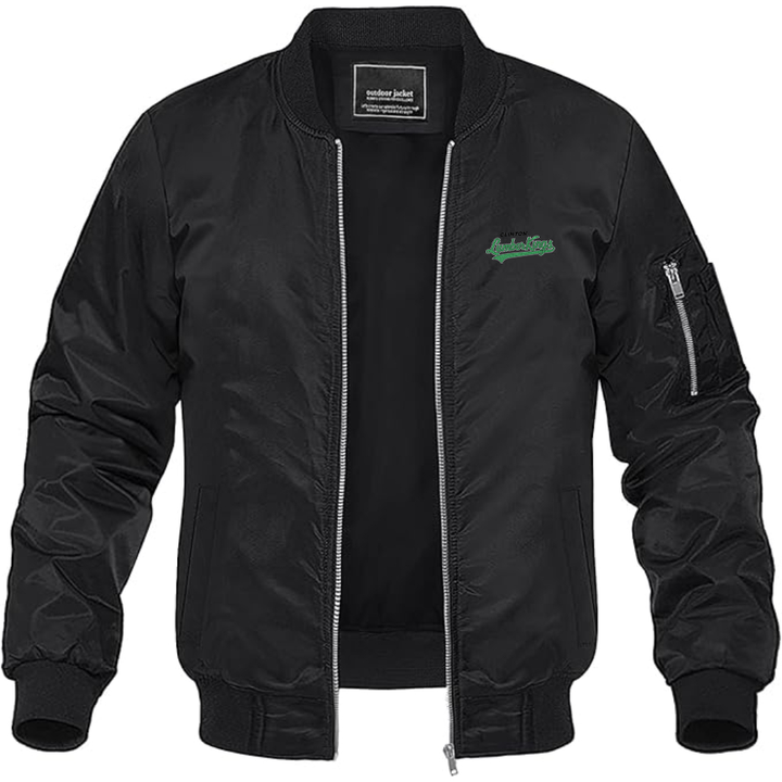 Men's Clinton LumberKings Logo Lightweight Bomber Jacket