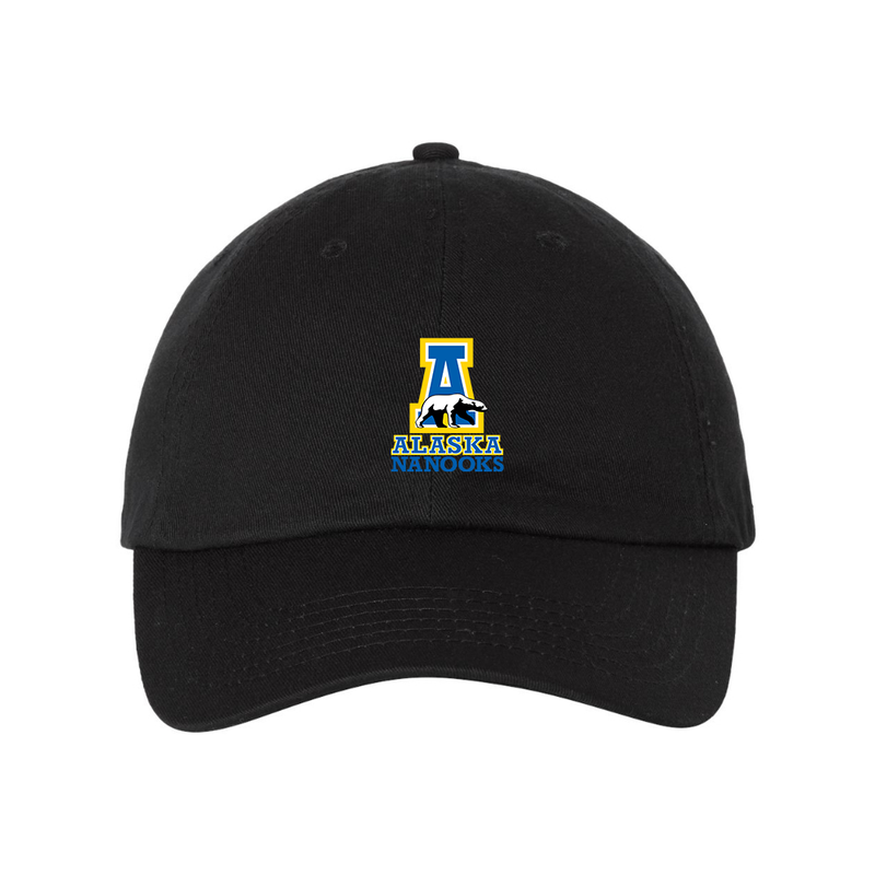 Alaska Nanooks  Valucap Adult Bio-Washed Classic Dad Hat