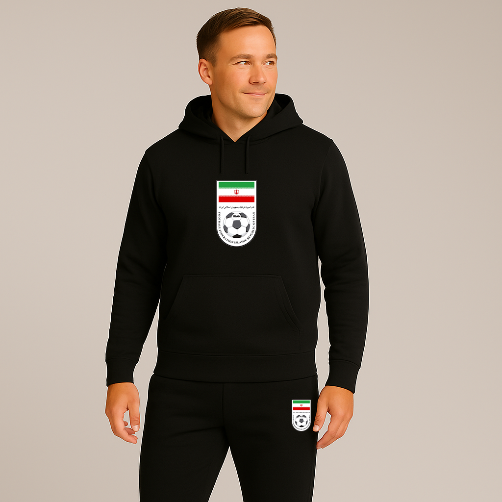 Men's Iran National Soccer Team Hoodie Joggers Set
