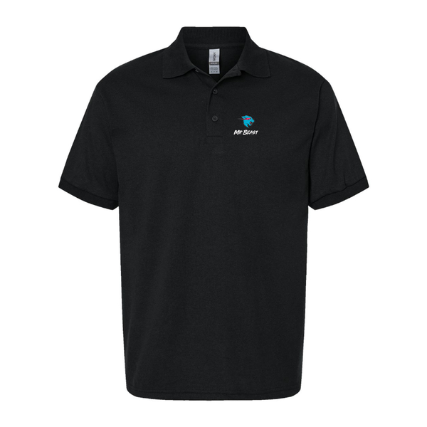 Men's  Mr Beast Logo Dry Blend Polo