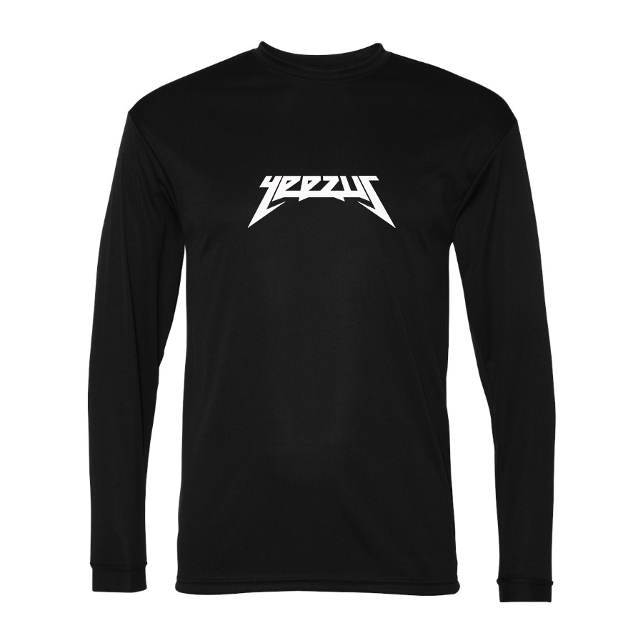 Men’s Kanye West Yeezus Music - Polyester Long Sleeve T-Shirt