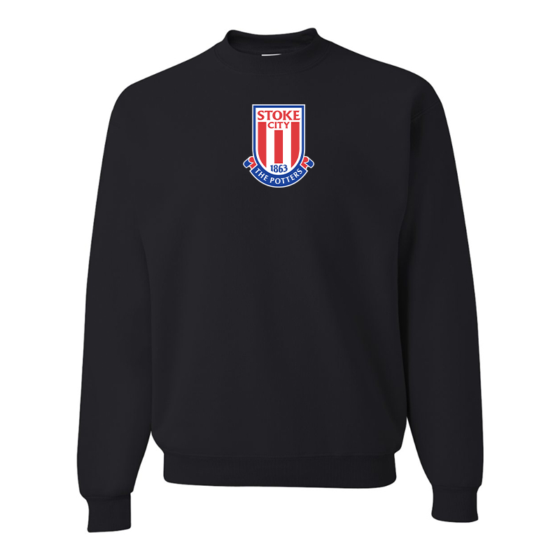 Men's Stoke City Soccer  JERZEES NuBlend Crewneck Sweatshirt