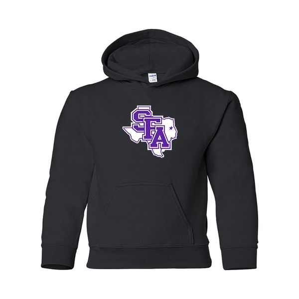 Youth Stephen F. Austin Lumberjacks  Gildan Heavy Blend  Hooded Sweatshirt