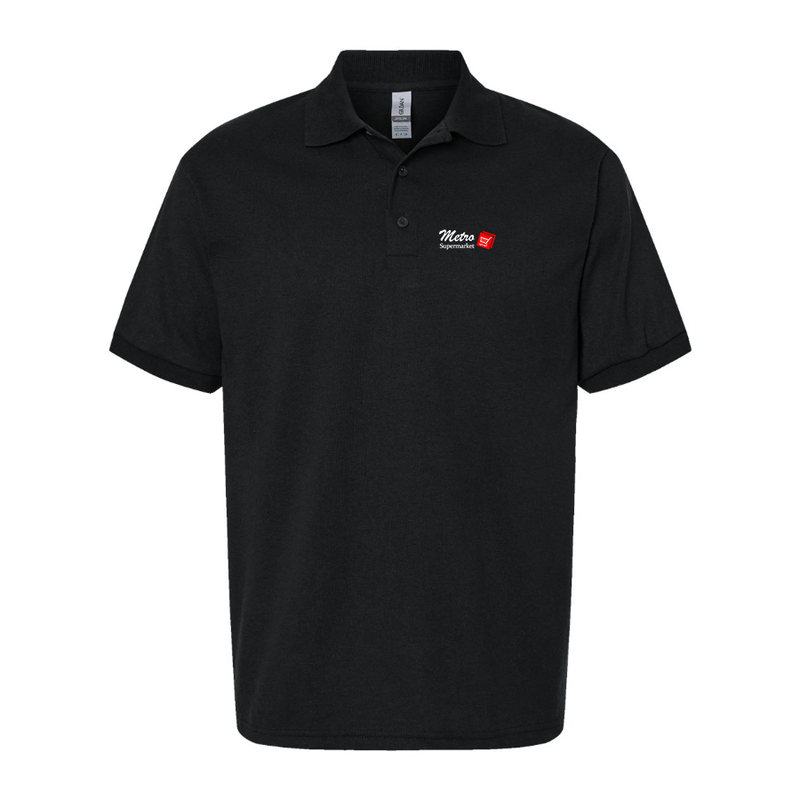 Men's Metro Supermarket Logo  Dry Blend Polo