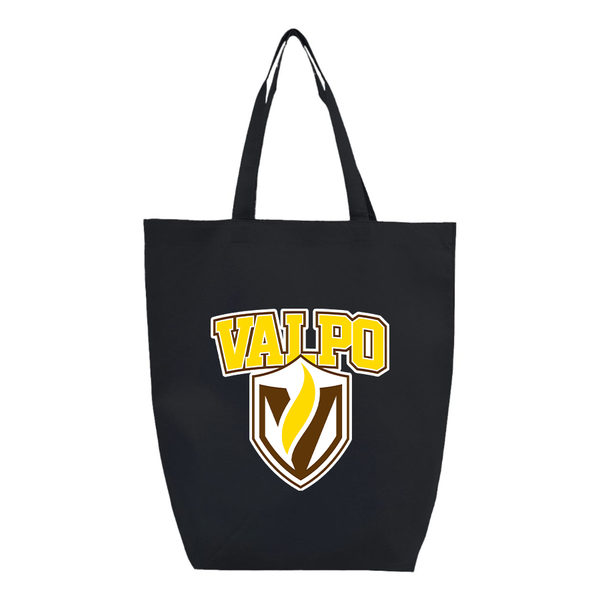 Valparaiso Crusaders Q-Tees Non-Woven Gusset Bottom Tote