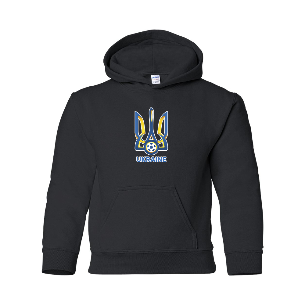 Youth Ukraine National Football Soccer Team Pullover Hoodie