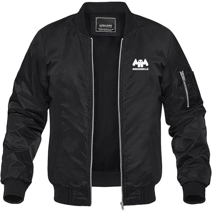 Men's Marshmello Logo Lightweight Bomber Jacket