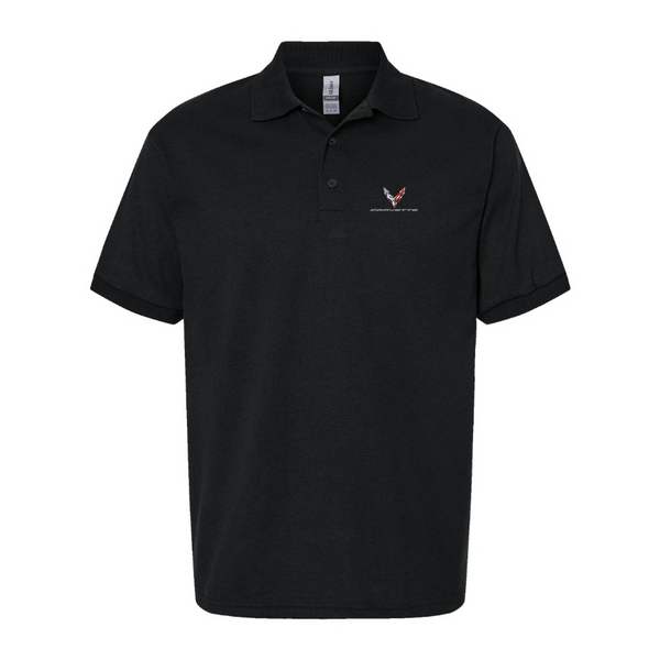 Men's Corvette Logo Dry Blend Polo