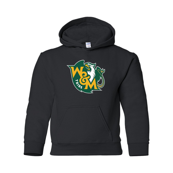Youth  William and Mary Tribe Gildan Heavy Blend  Hooded Sweatshirt