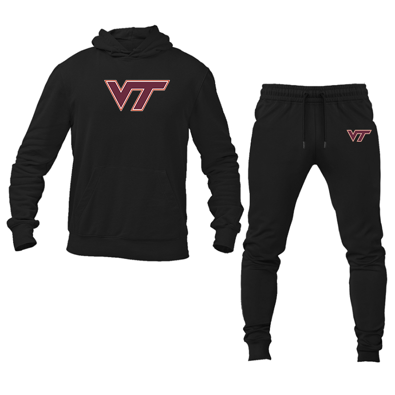 Men's Virginia Tech Hokies Hoodie Joggers Set