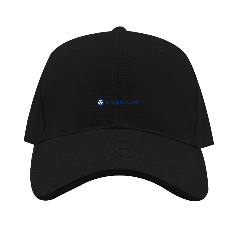 Crypto.Com  Logo  Dad Baseball Cap Hat