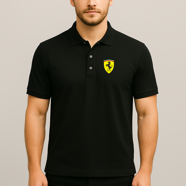 Men’s Ferrari Motorsport Car Dry Blend Polo