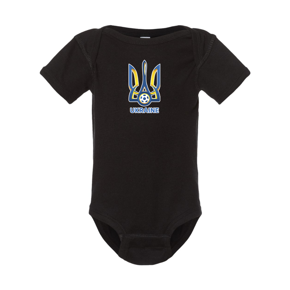 Ukraine National Football Soccer Team Baby Romper Onesie