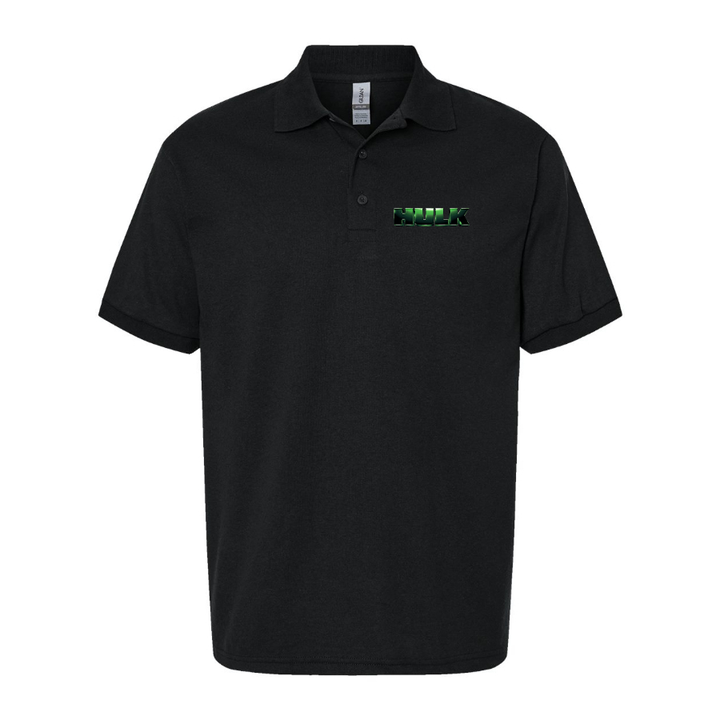 Men's The Hulk Marvel Superhero Dry Blend Polo