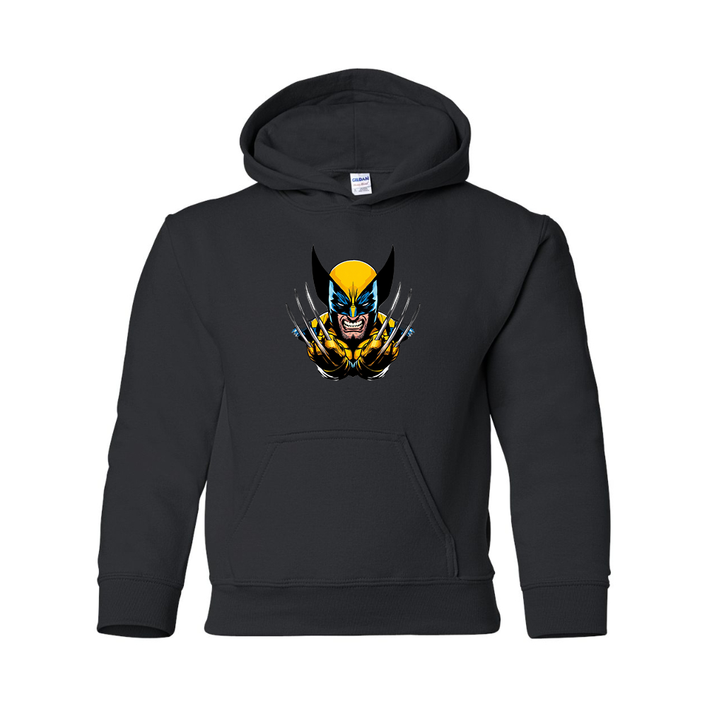 Youth Wolverine 2025 Art  Pullover Hoodie