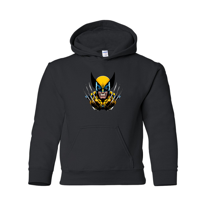 Youth Wolverine 2025 Art  Pullover Hoodie