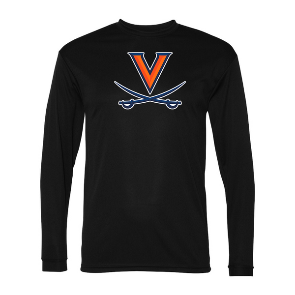 Men's  Virginia Cavaliers  Polyester Long Sleeve T-Shirt