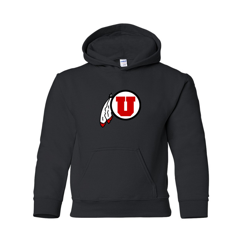 Youth  Utah Utes Gildan Heavy Blend  Hooded Sweatshirt