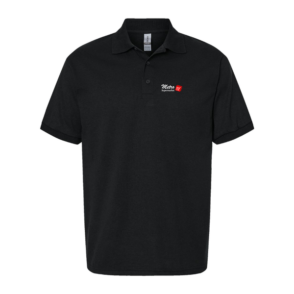 Men's Metro Supermarket Logo  Dry Blend Polo