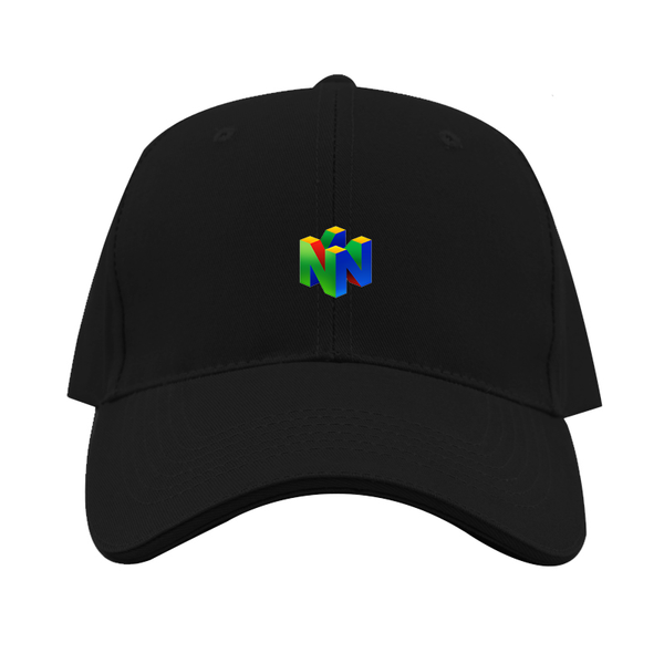Nintendo N64  Logo  Dad Baseball Cap Hat