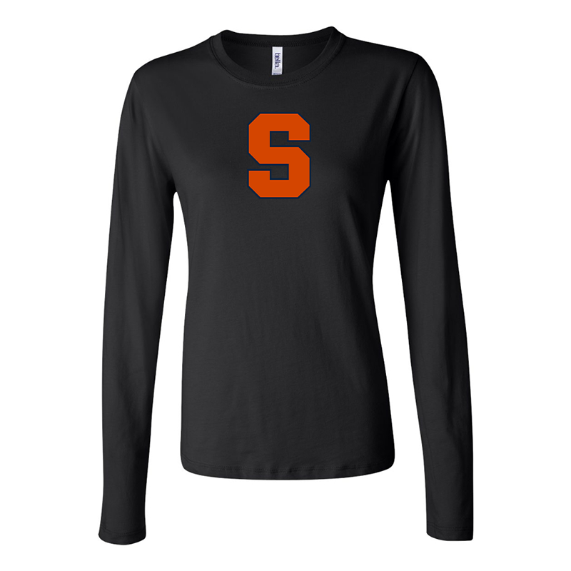 BELLA CANVAS Women’s Syracuse Orange Jersey Long Sleeve Tee