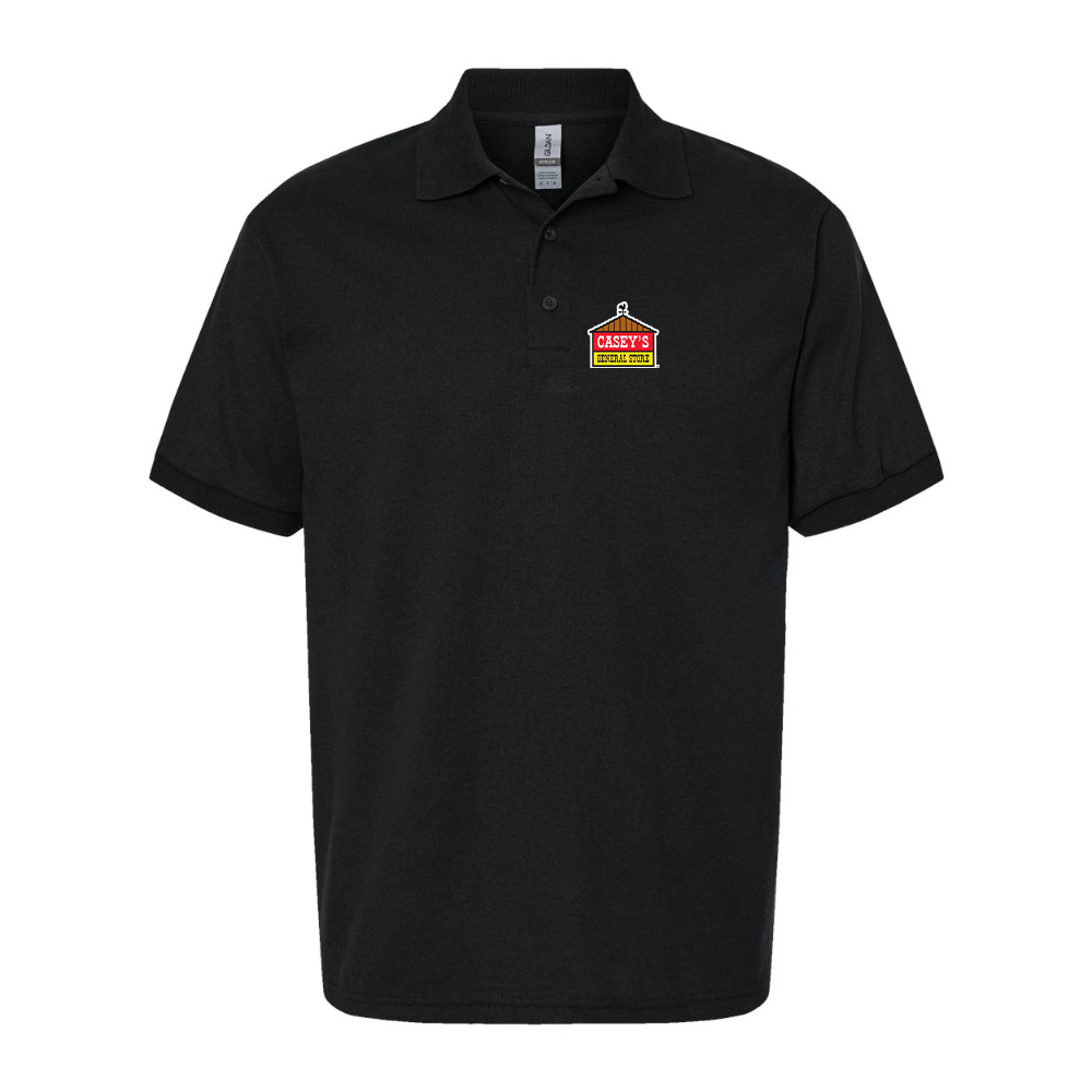 Men's Casey's General Store Dry Blend Jersey Polo - Black