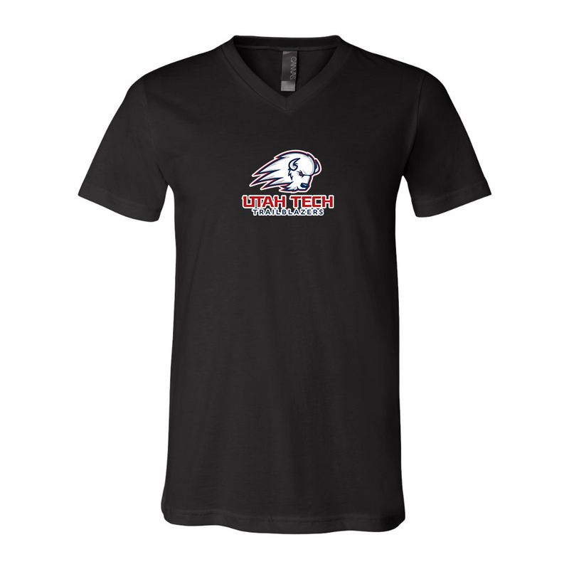 Utah Tech Trailblazers BELLA  CANVAS - Jersey V-Neck T-Shirt